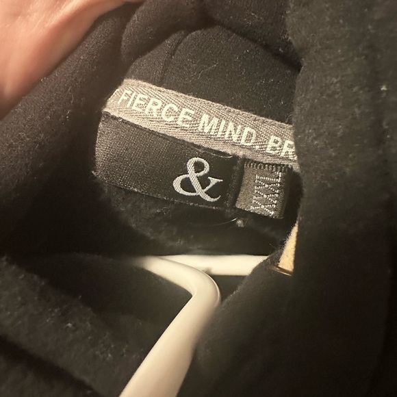 Black ampersands hoodie - Picture 3 of 3